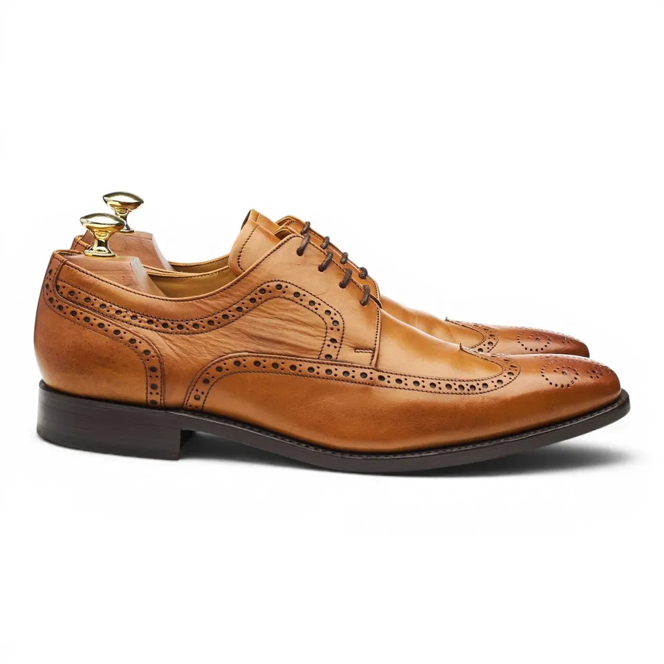 Barker Larry derby cuir marron pointure UK 7.5 G