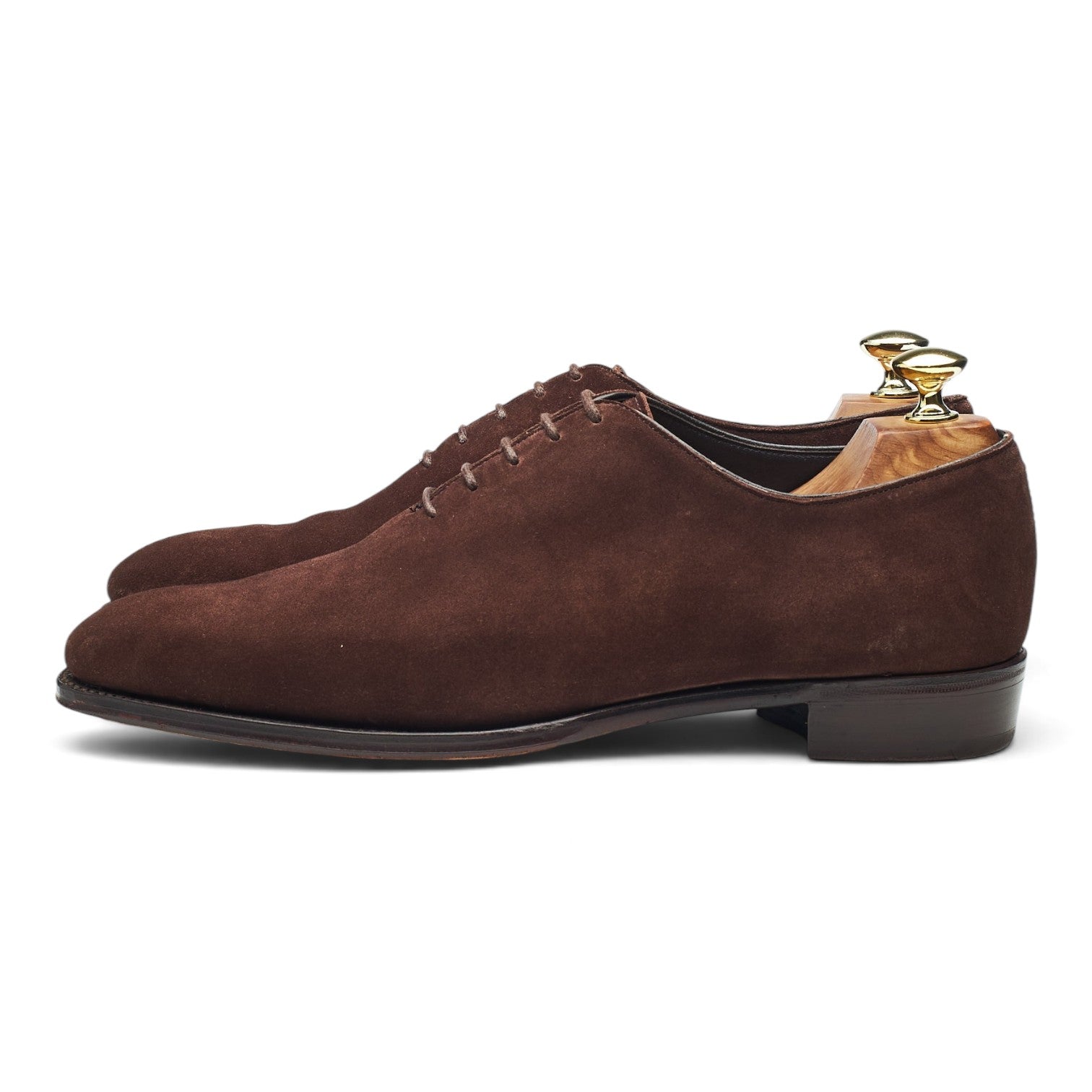 George Cleverley Merlin richelieu suède marron 7.5 UK