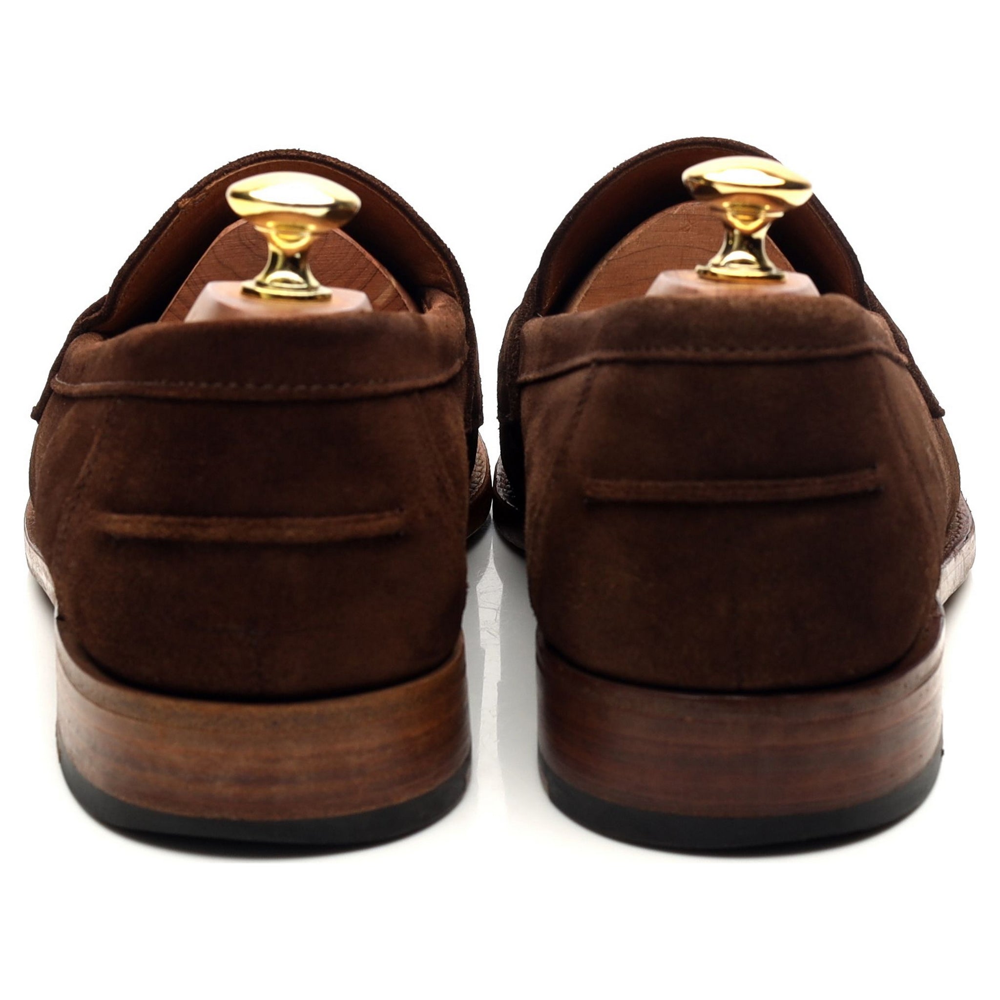 Sanders Madrid mocassins daim marron UK 8