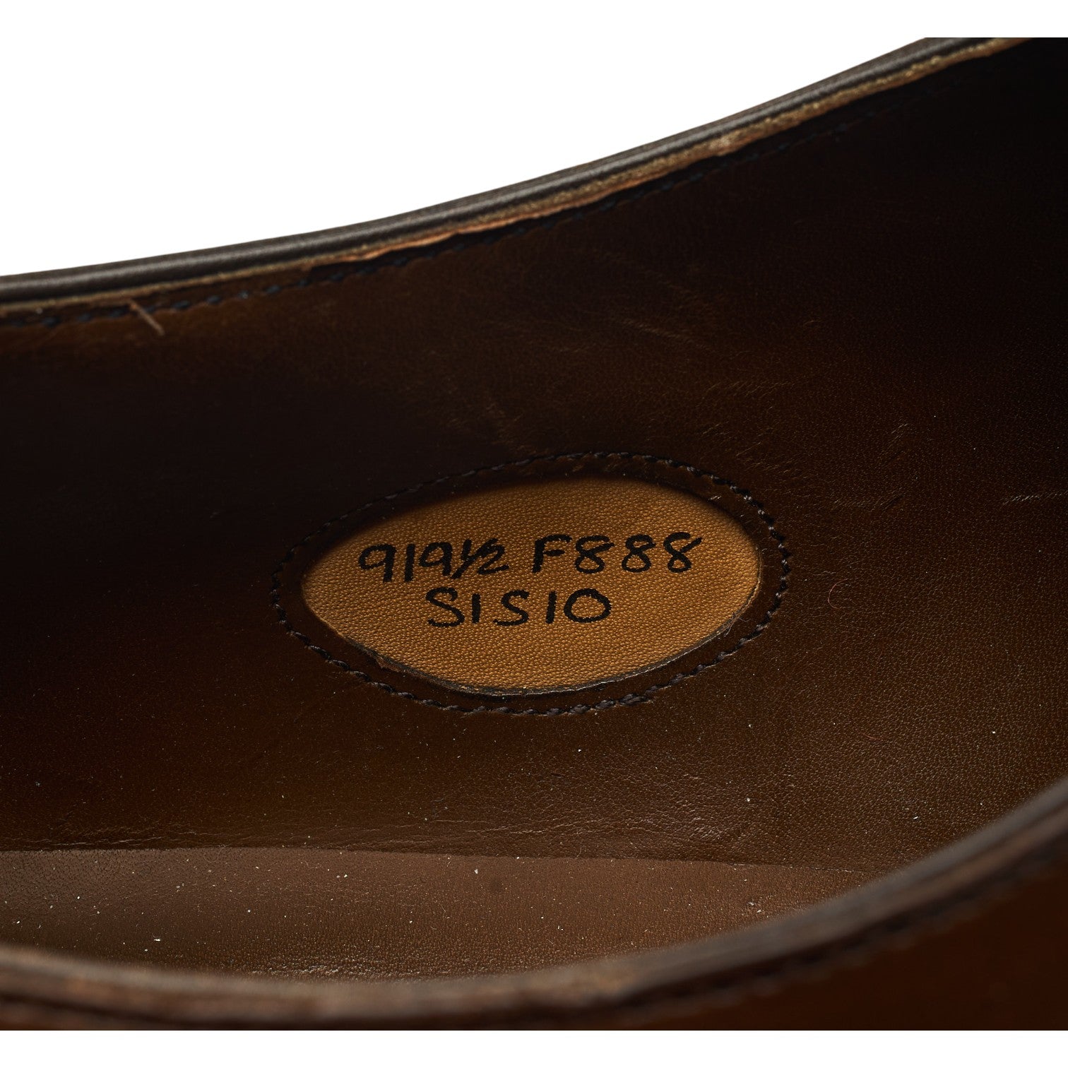 Edward Green Asquith richelieu cuir marron pointure UK 9