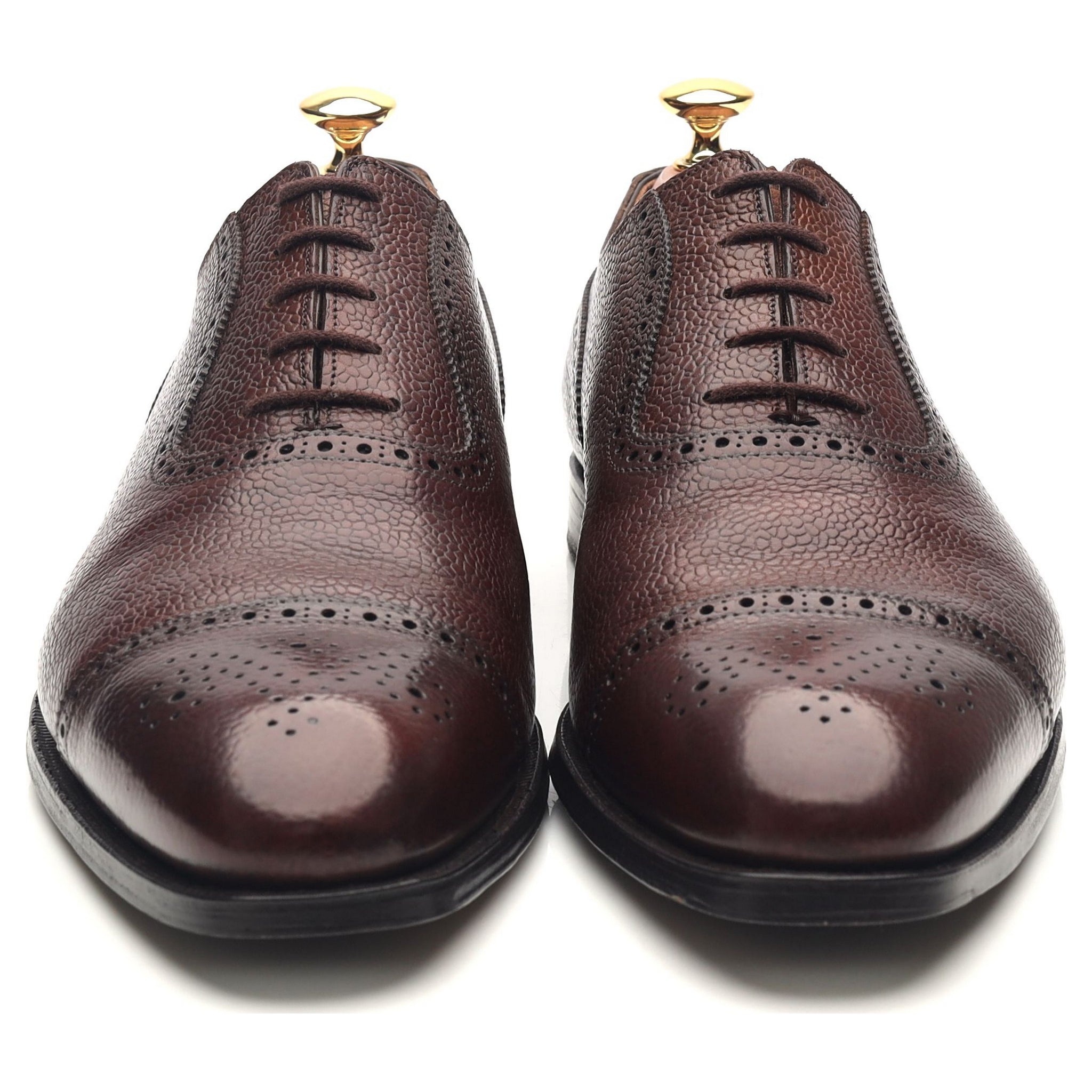 George Cleverley Adam chaussures oxford marron UK 9
