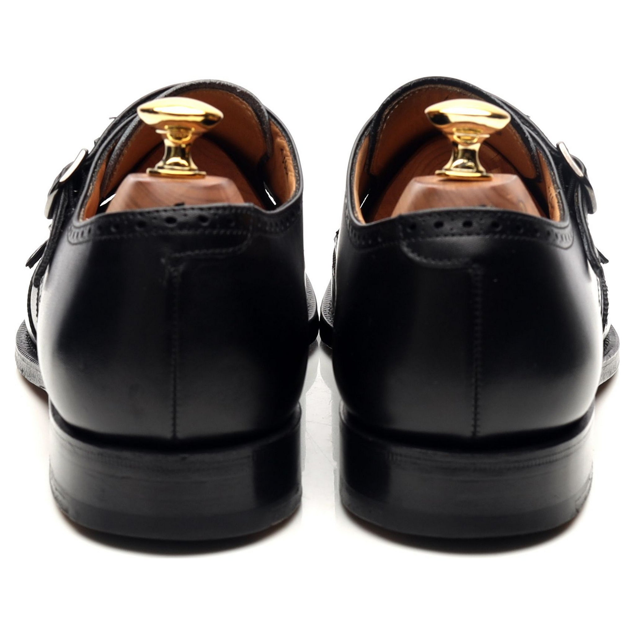 Church’s Chicago chaussures monk cuir noir UK 6,5