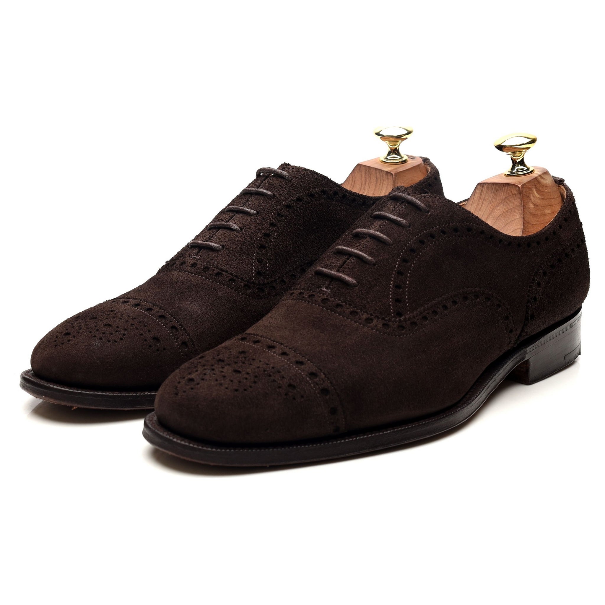 Church's Highgrove richelieu suède marron foncé UK 7.5