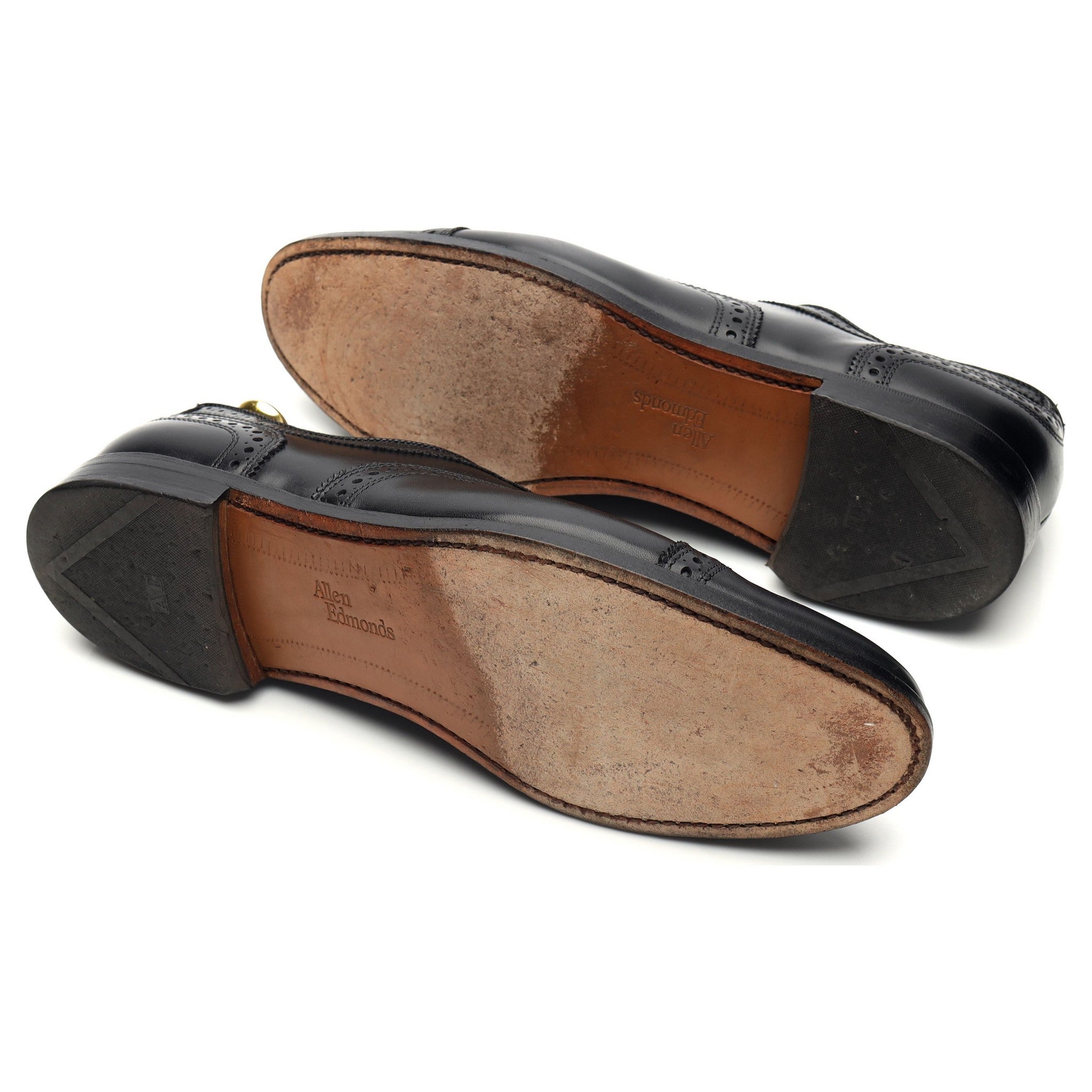 Allen Edmonds Strand oxford cuir noir pointure UK 8,5 brogue