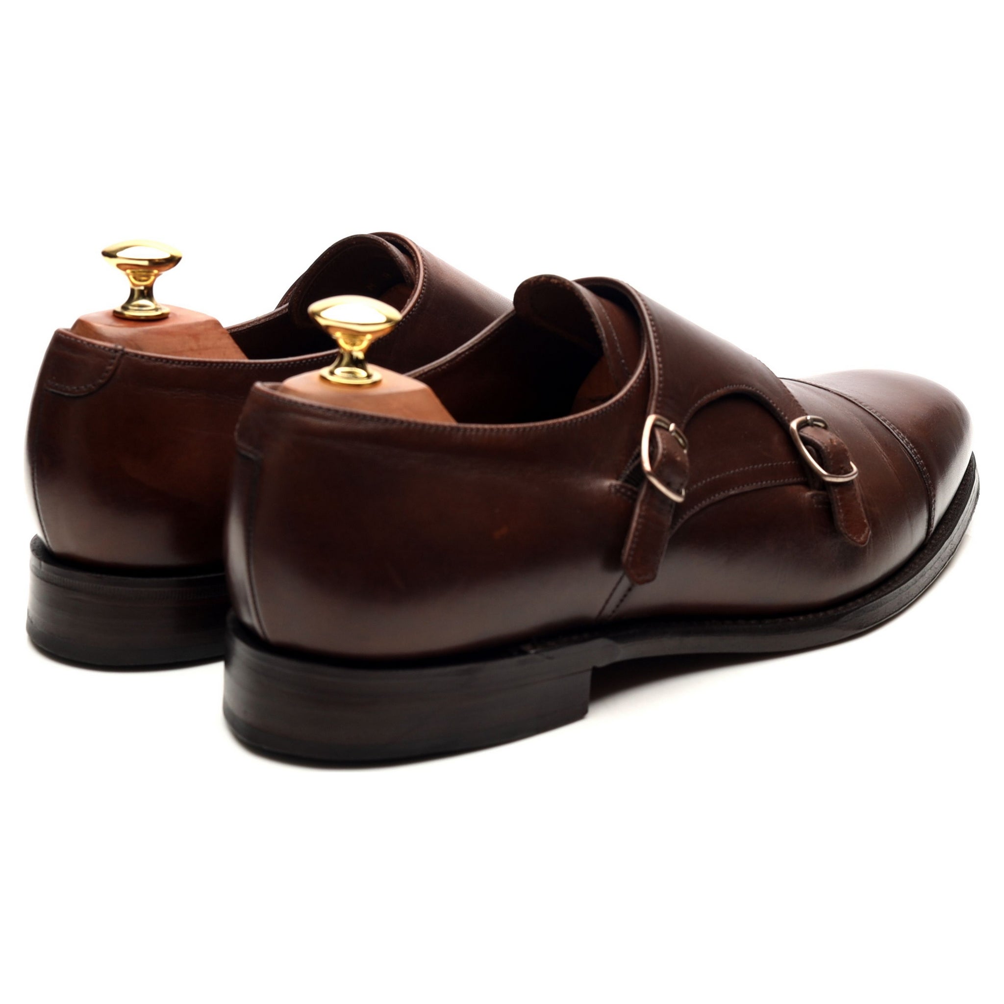Loake 1880 Cannon monk strap daim marron UK 9