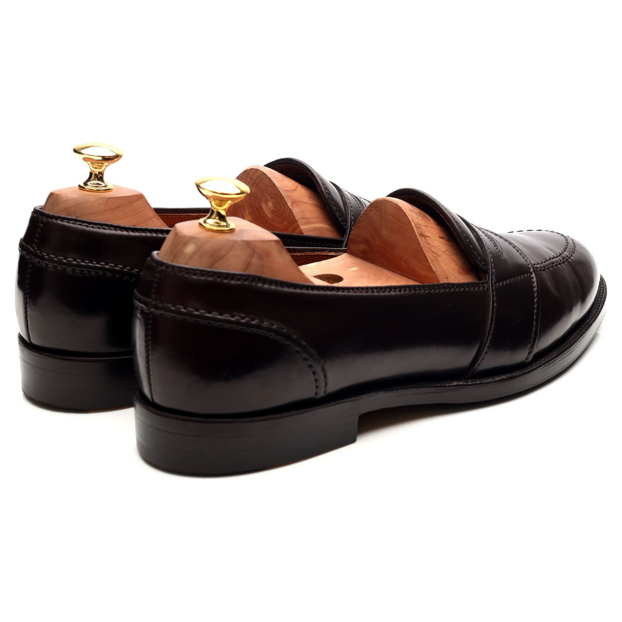 Alden 684 mocassins cuir cordovan bordeaux UK 10