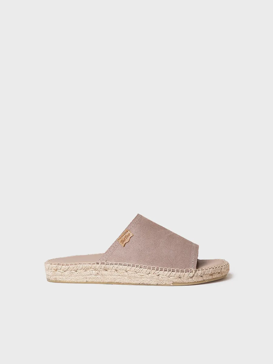 Toni Pons Bru espadrille homme cuir fendu ouverte