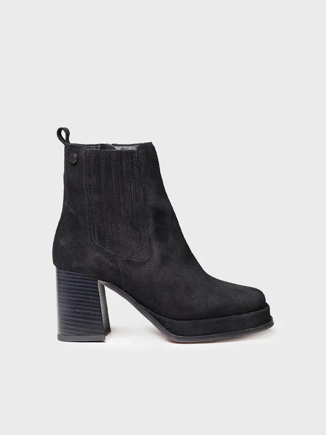 Toni Pons Ros-sy bottine talon large cuir 8 cm
