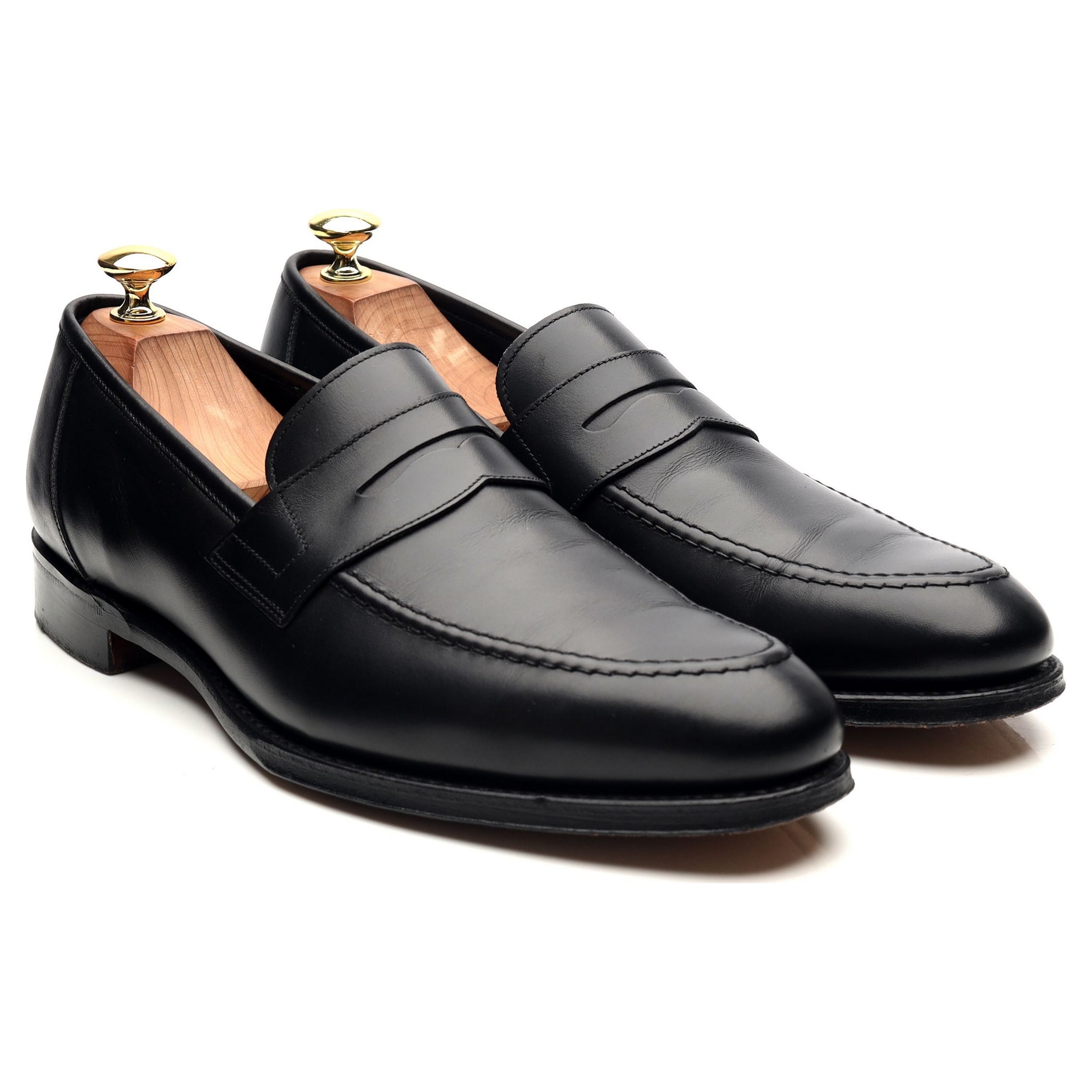 Loake Anson mocassin cuir noir 8,5 penny
