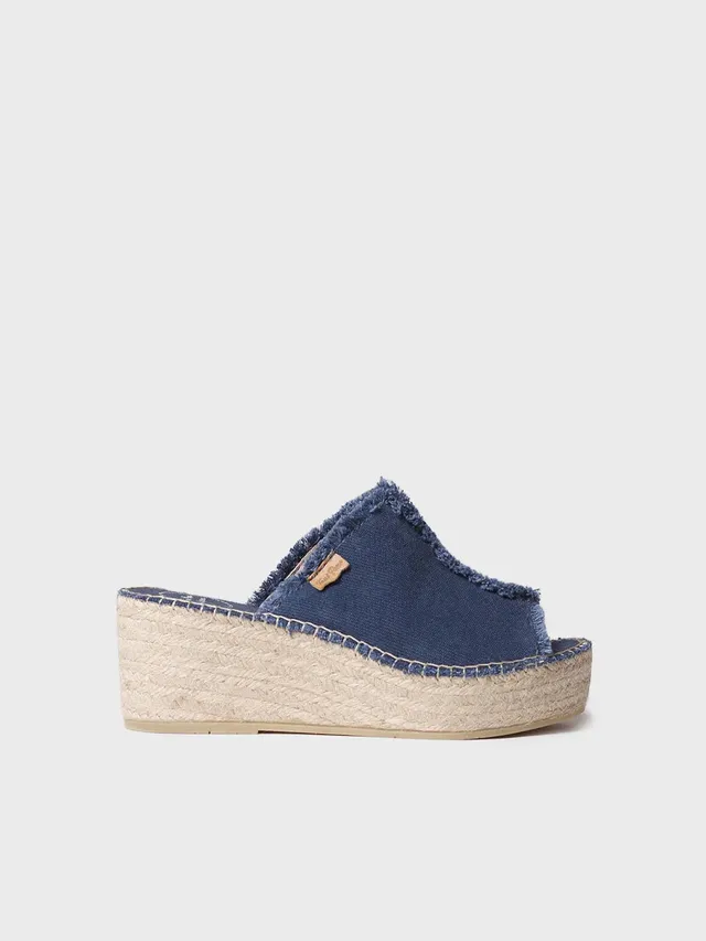 Toni Pons Itaca espadrille compensée marine