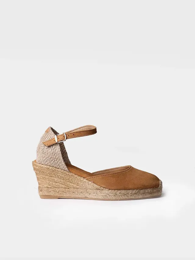 Toni Pons Lloret-5 espadrille compensée suède