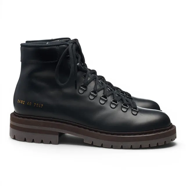Common Projects boots cuir noir pointure UK 6