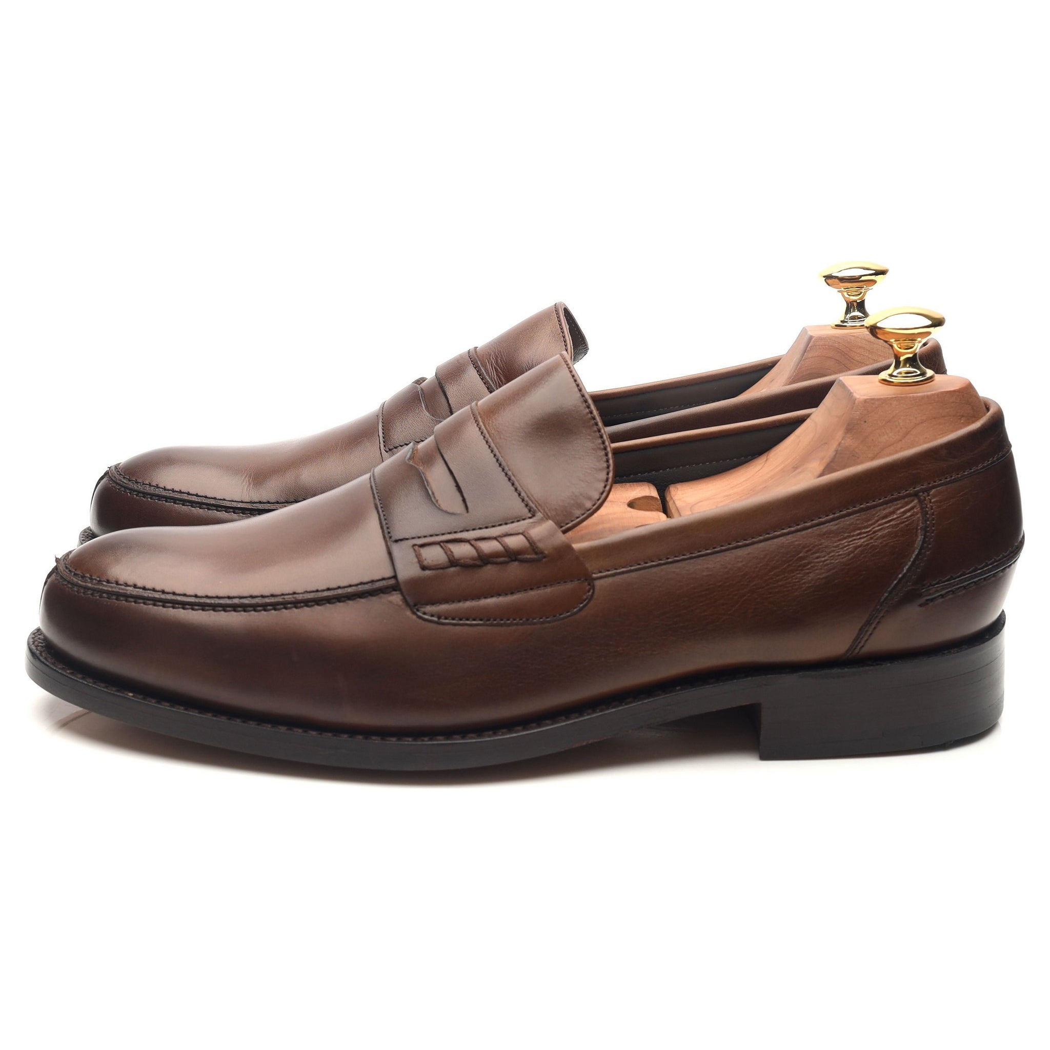 Barker mocassins cuir marron foncé pointure 9
