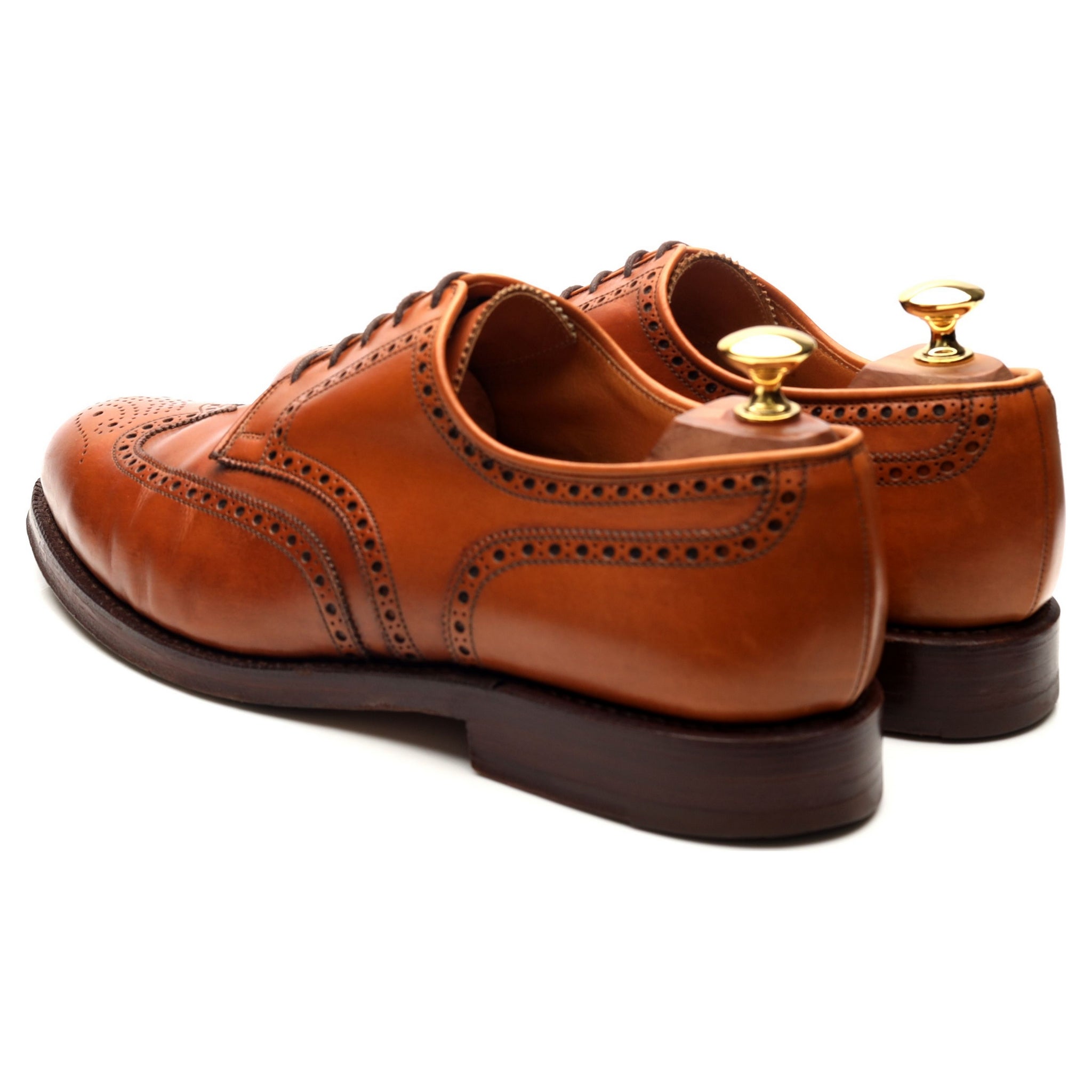 Crockett & Jones Cardiff derbies cuir camel pointure UK 9.5