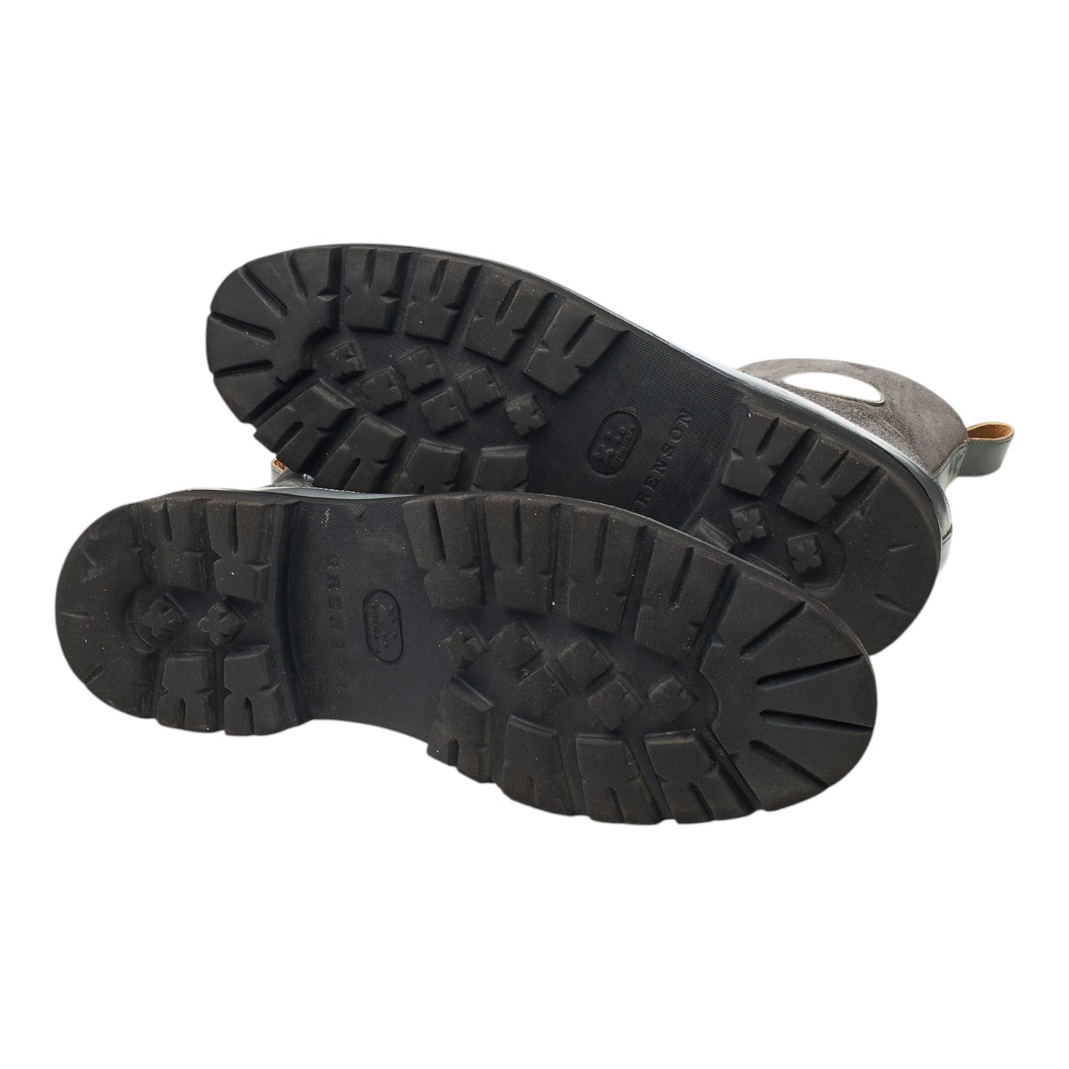 Grenson Anton boots derby suède gris UK 10