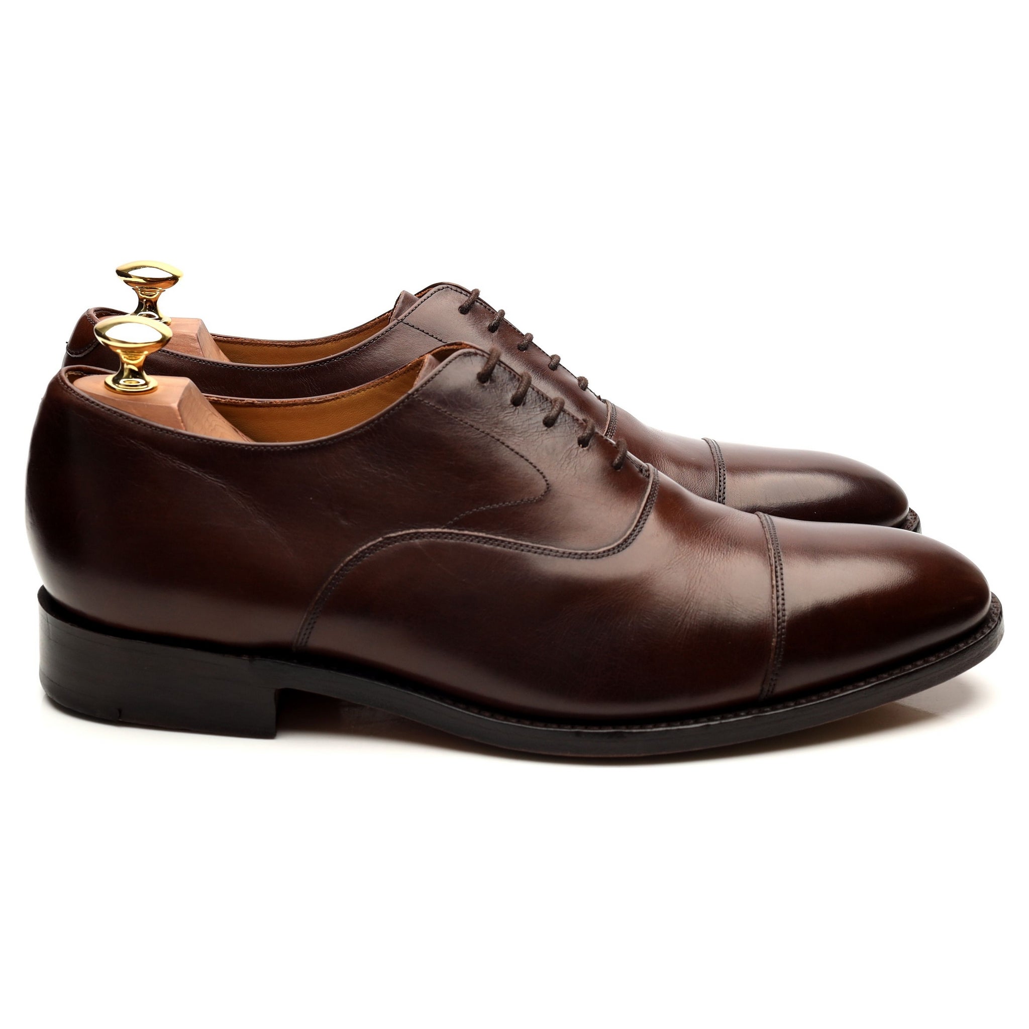 Barker Malvern Oxford cuir marron pointure UK 9