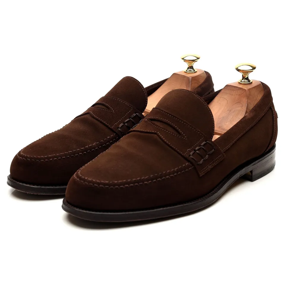 Alfred Sargent Exeter mocassins suède marron UK 9