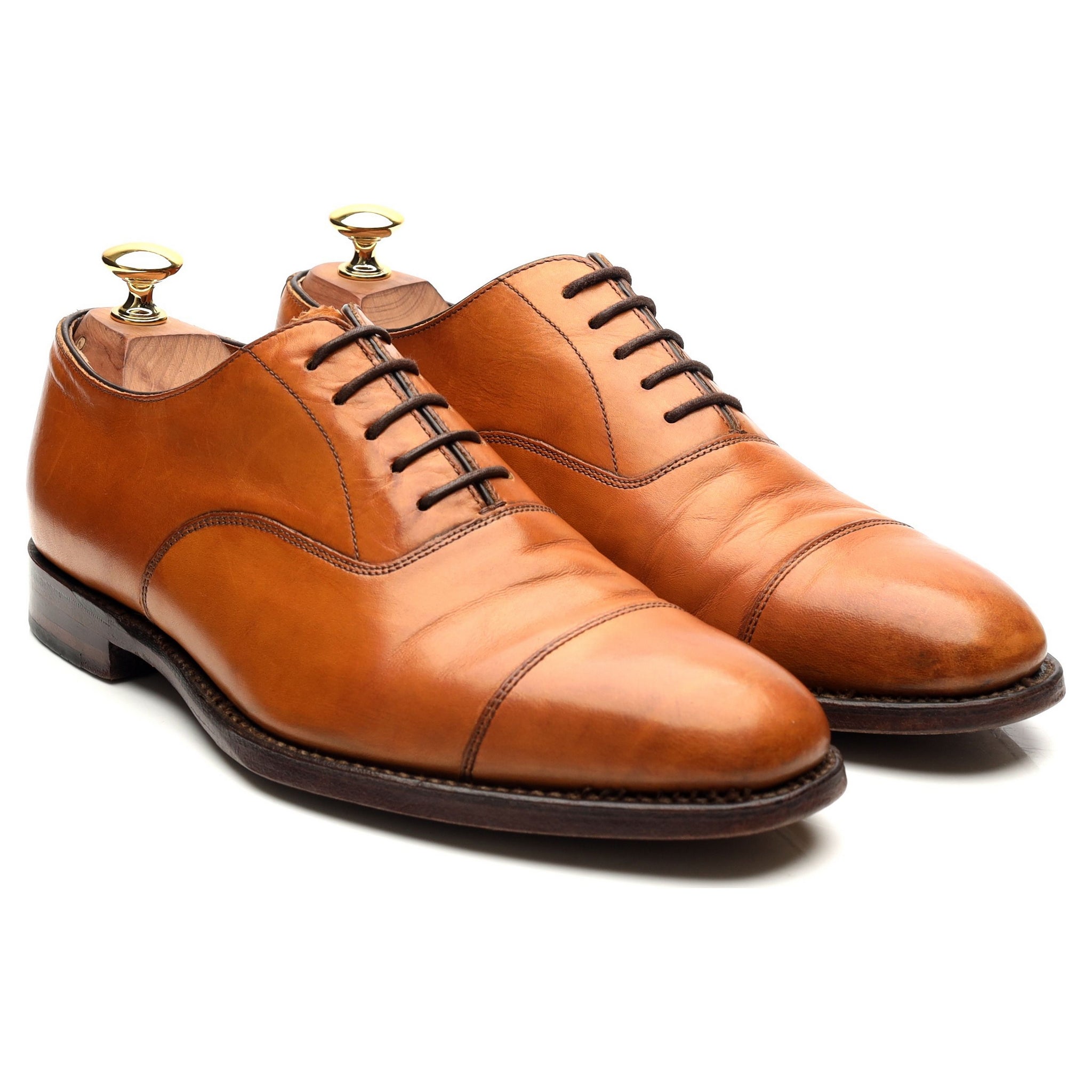 Loake 1880 Aldwych richelieu cuir tabac UK 6.5