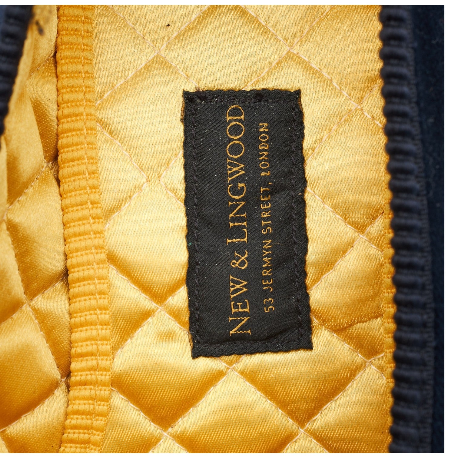 New & Lingwood Albert pantoufles velours bleu marine UK 8