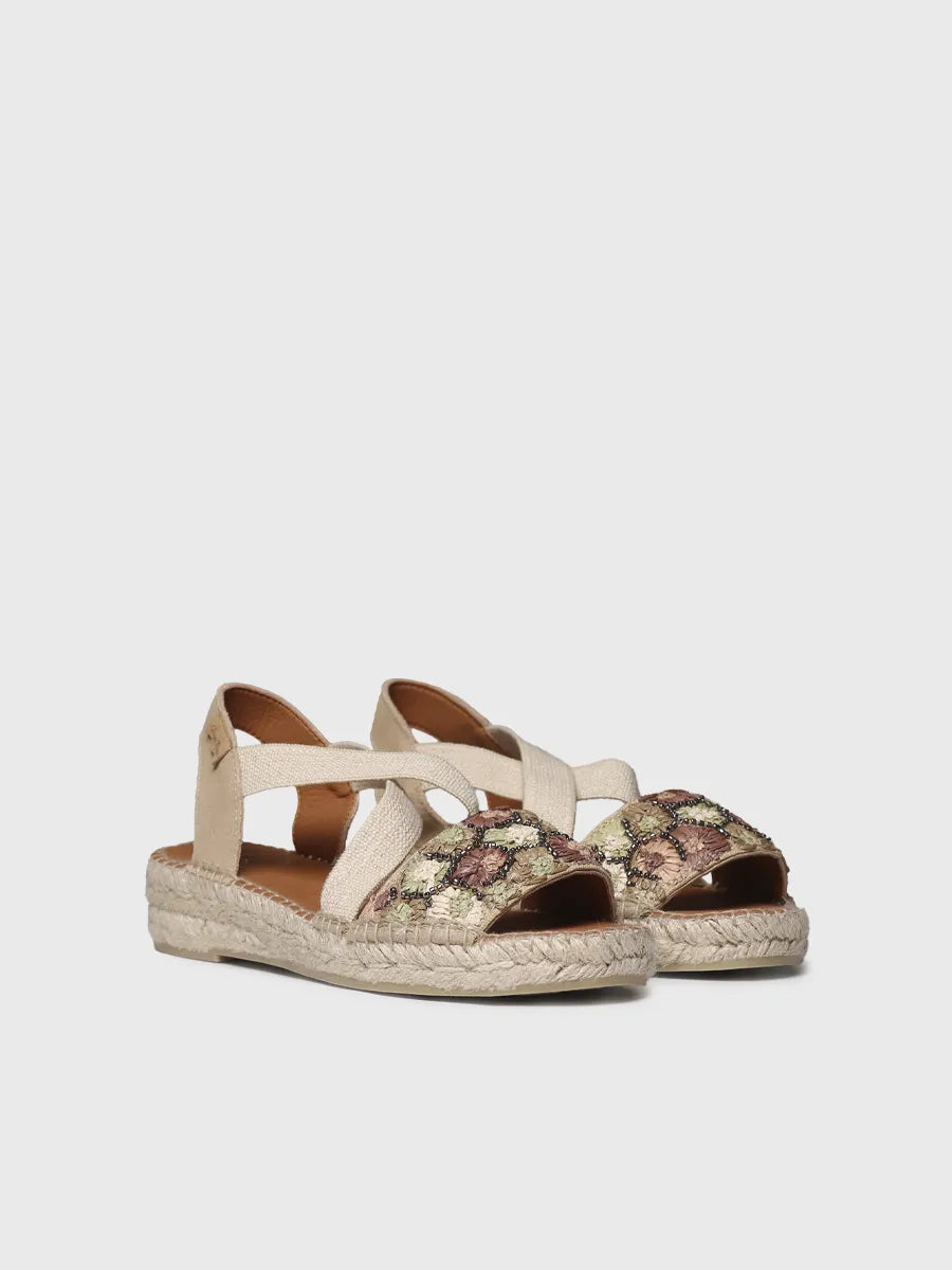 Toni Pons Eider-FS espadrille raphia multicolore