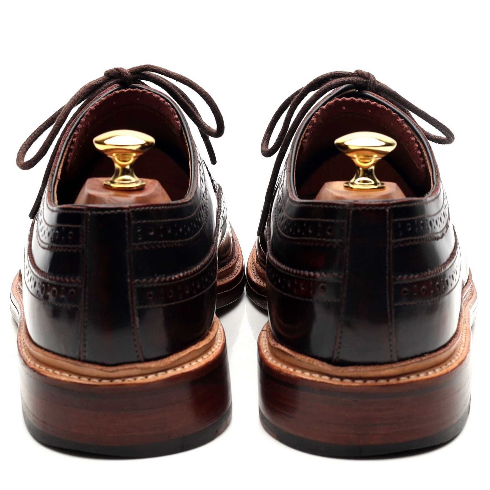 Grenson Sid derby cuir bordeaux 9