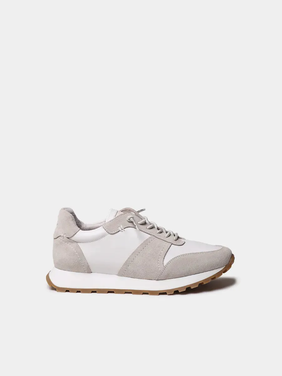 Toni Pons Alicia baskets femme cuir metallise suedine