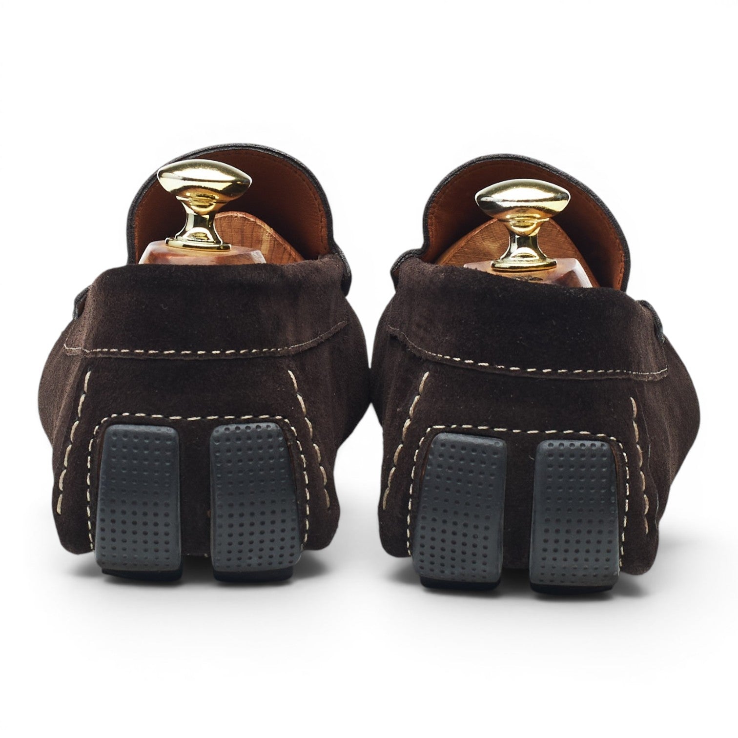 Crockett & Jones Parma mocassins suède marron UK 7