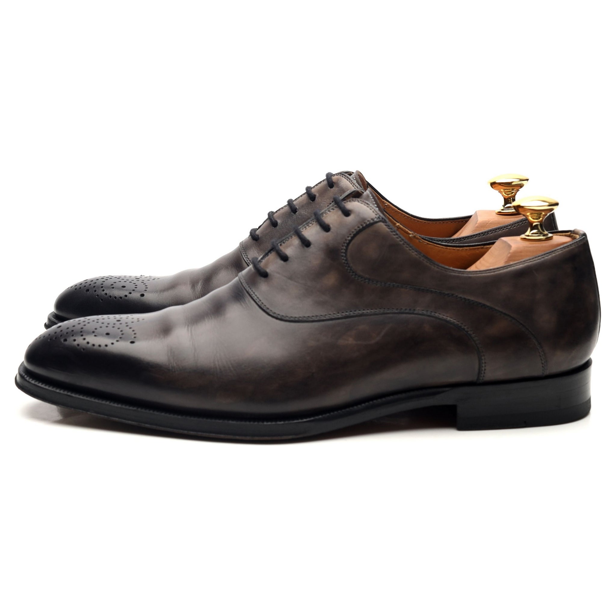 Magnanni oxford cuir gris pointure UK 6
