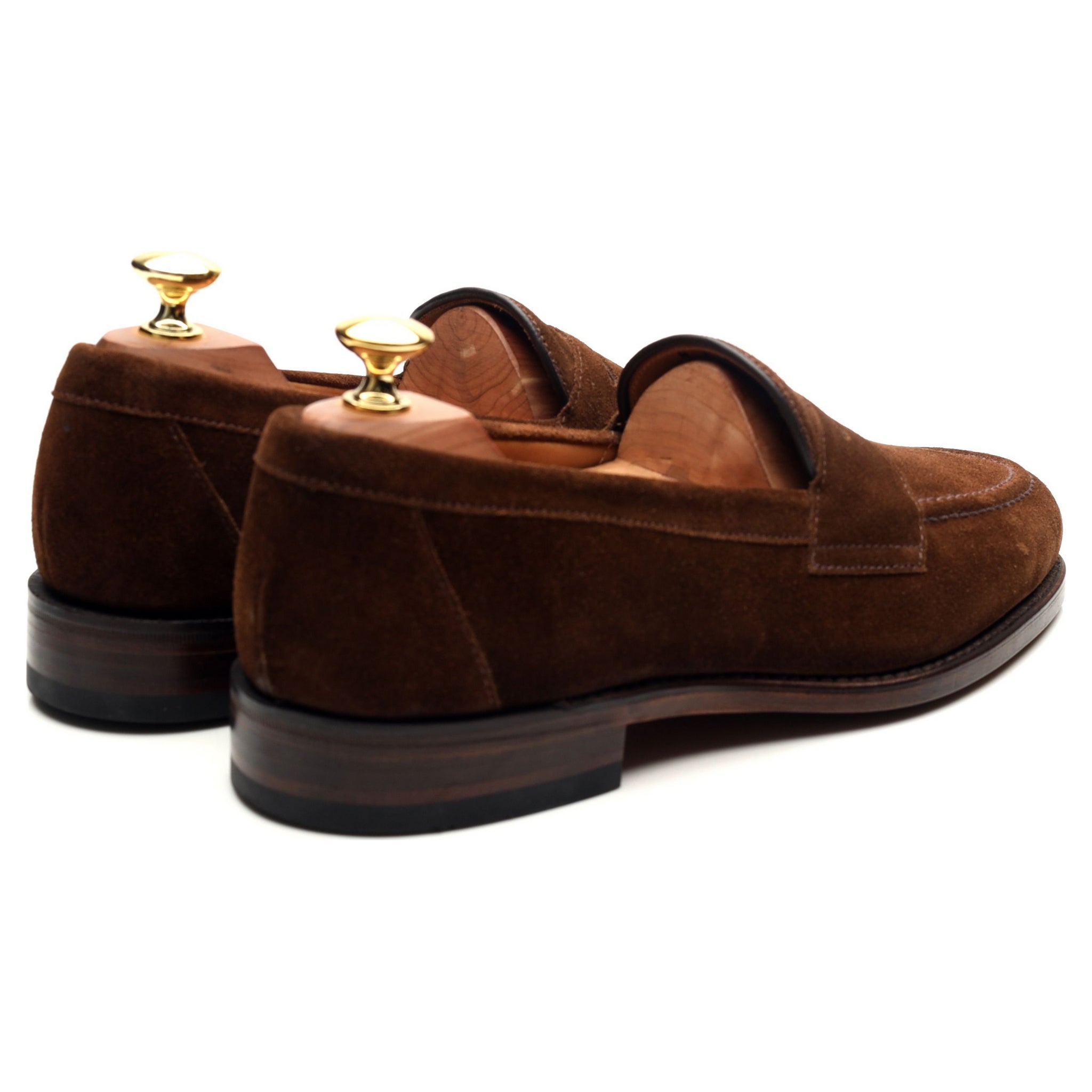 Loake Imperial mocassin daim marron UK 8