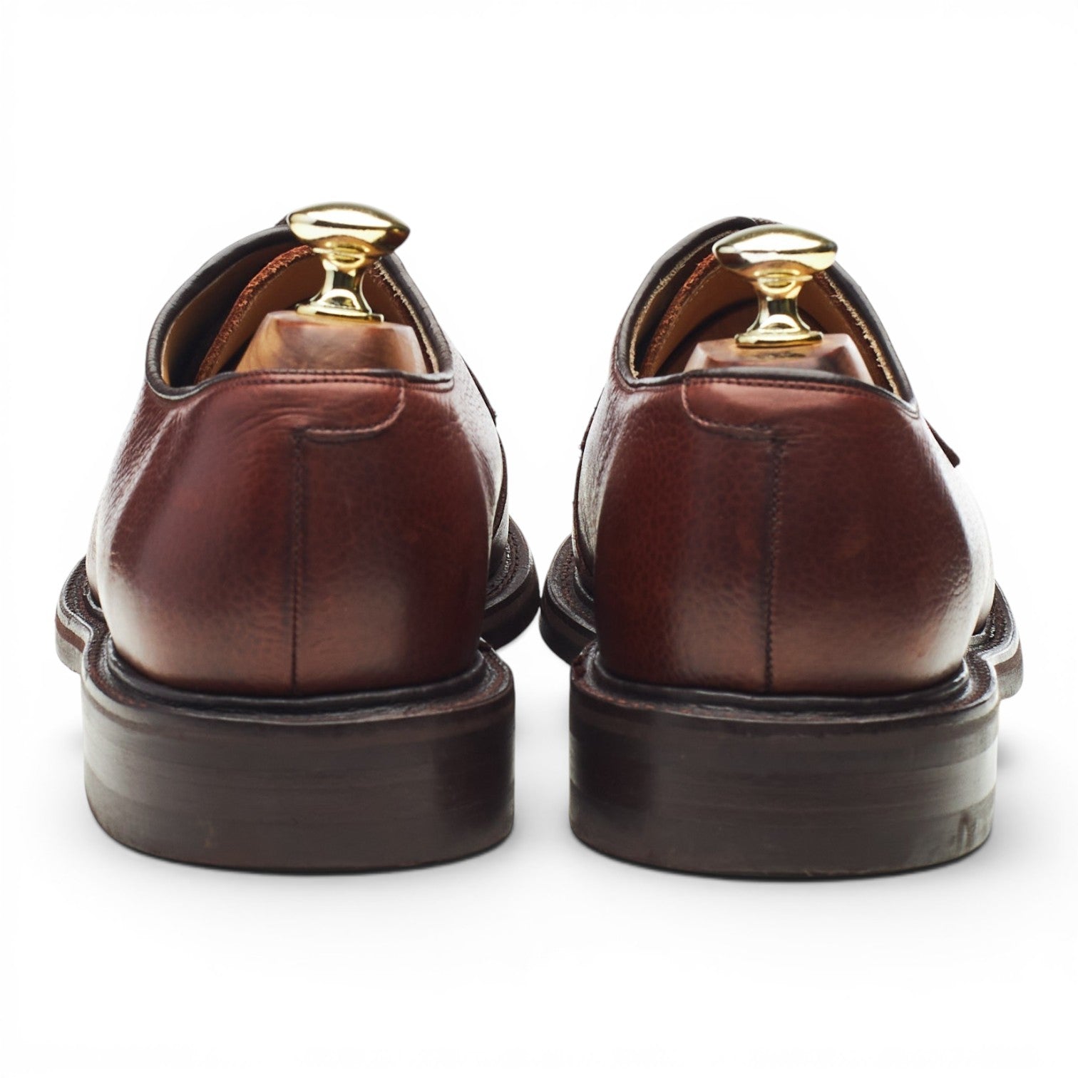 Barker Nairn derby cuir grainé marron UK 7,5
