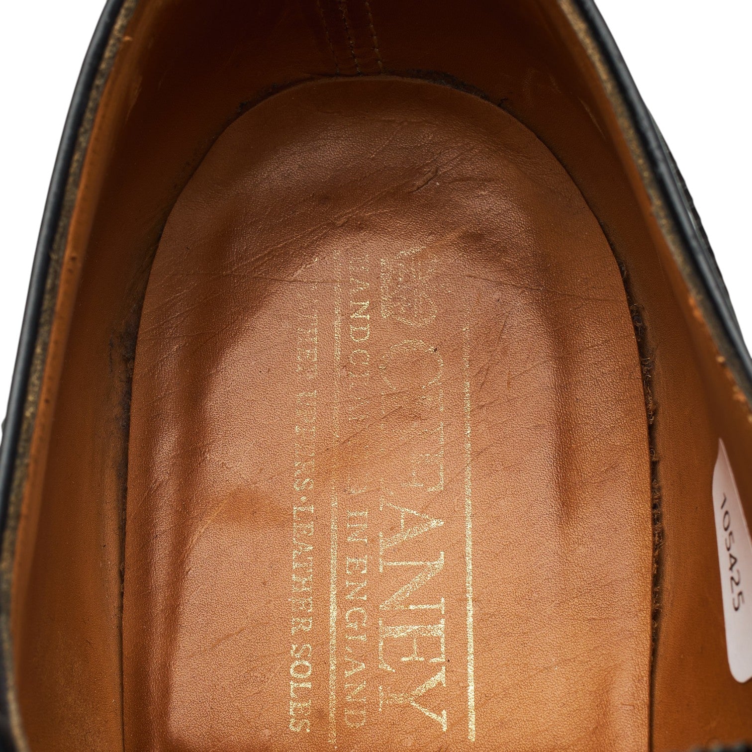Cheaney Lambeth derbies cuir noir pointure UK 9