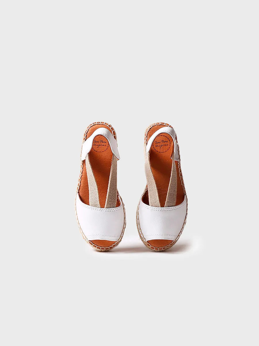 Toni Pons Eli-P sandale fille blanche cuir