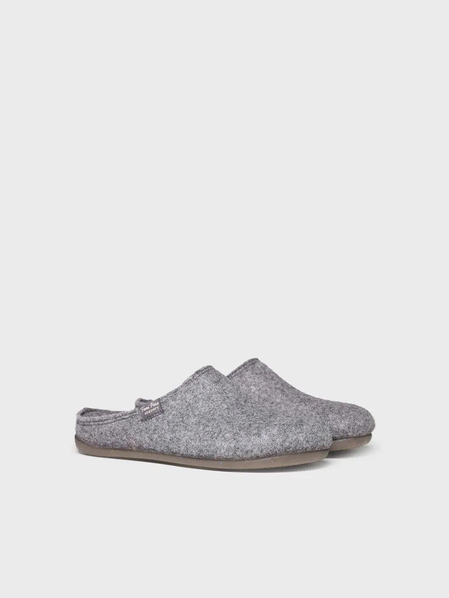 Toni Pons Mona-FR mules feutre recyclé gris femme