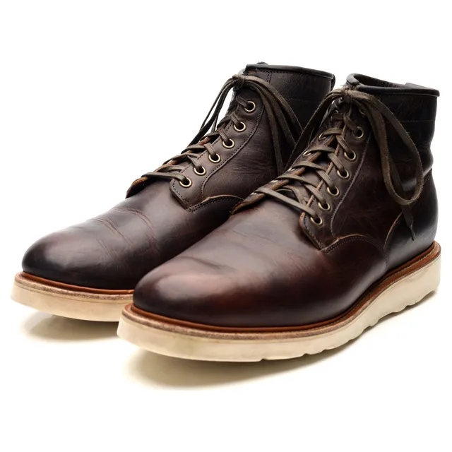 Viberg Service Boots cuir marron UK 10
