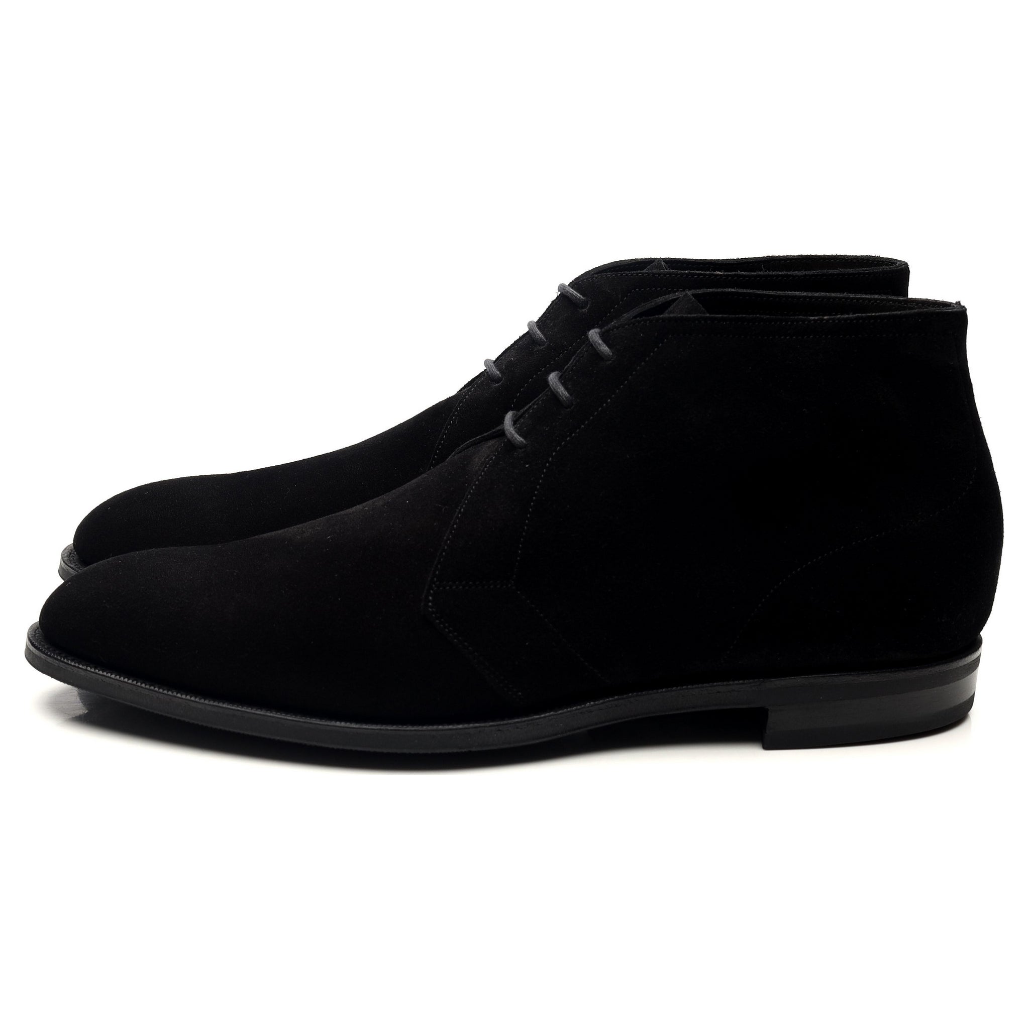 Edward Green Shanklin boots daim noir UK 9