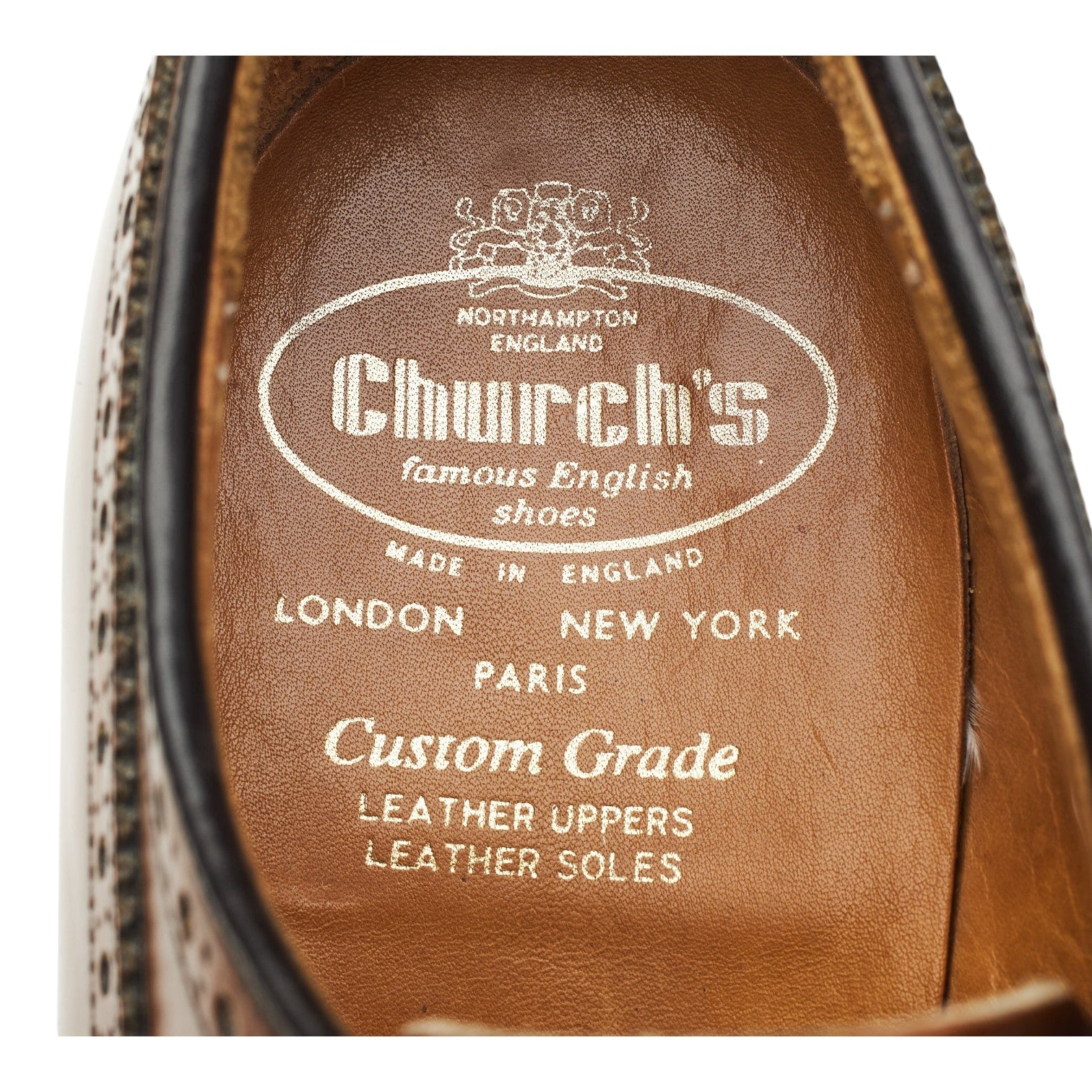 Church's Grafton derbies cuir tabac pointure UK 8,5