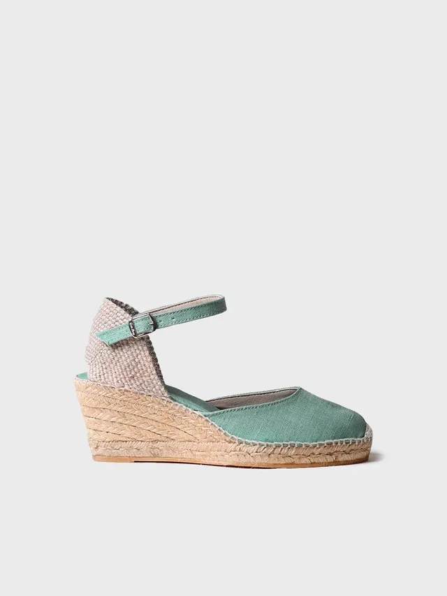 Toni Pons Caldes espadrille compensée jute boucle vegan