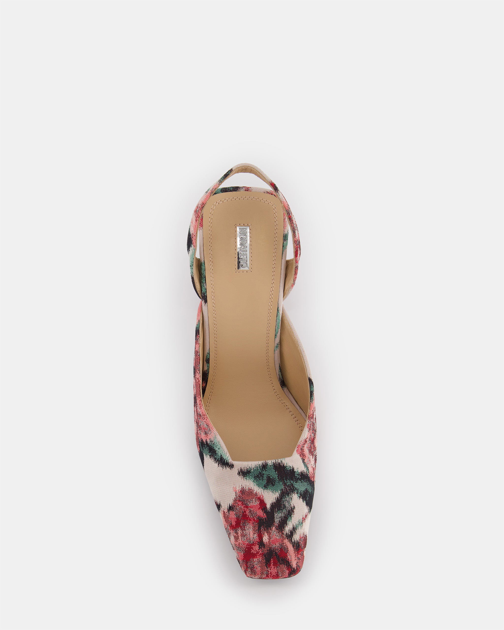 Nodaleto Nodstalgia Iris escarpins roses print talon 9 cm