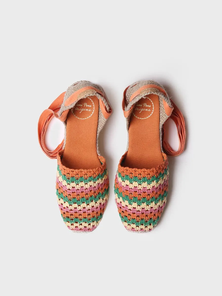 Toni Pons Georgina espadrille compensée crochet 7,5 cm