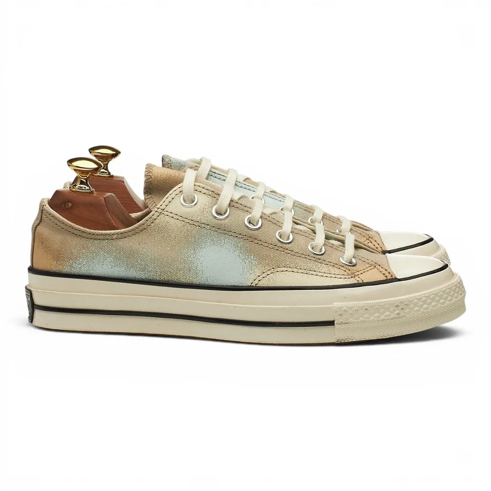 Converse Chuck 70 Low sneakers toile pierre UK 7