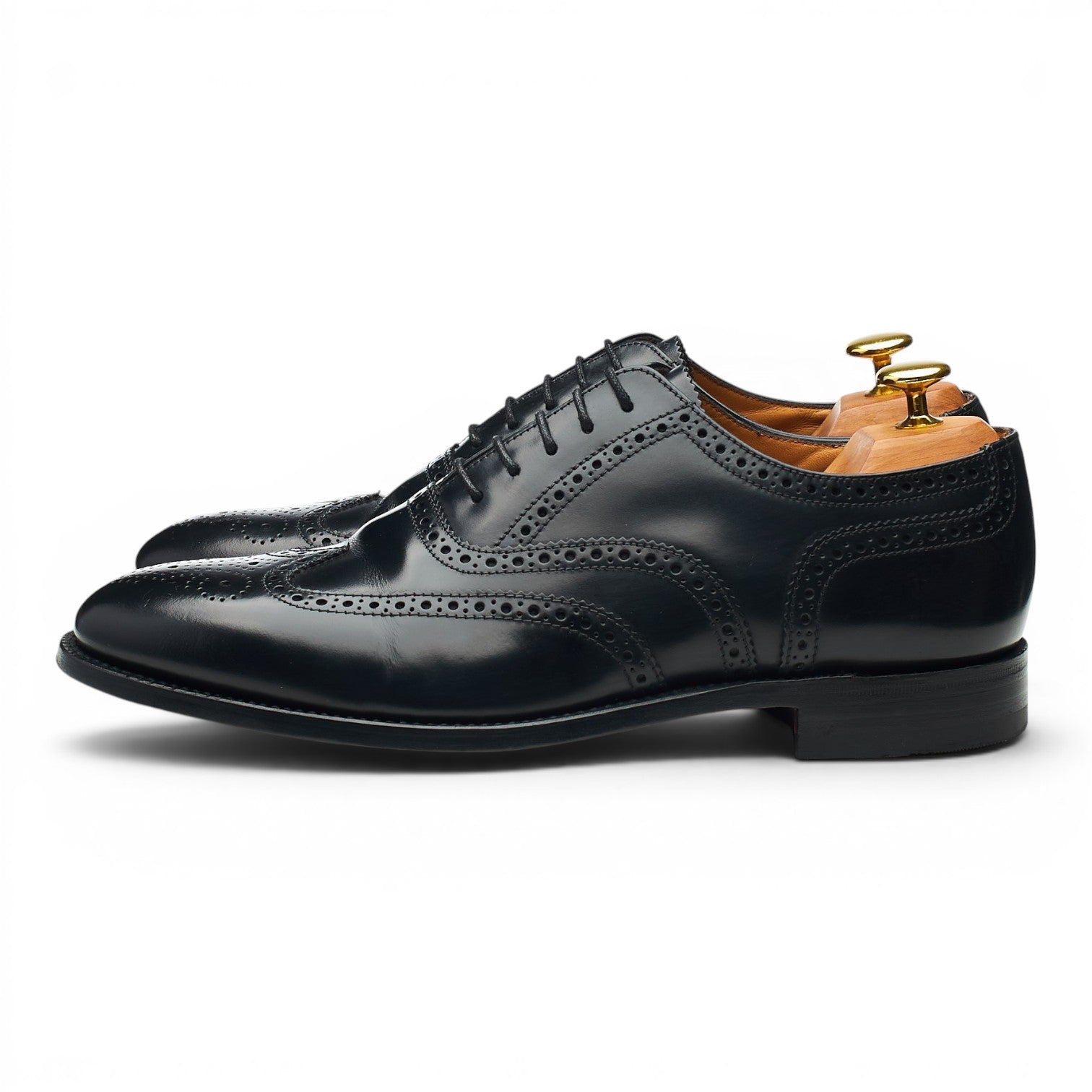 Loake 202B oxford cuir noir pointure 8