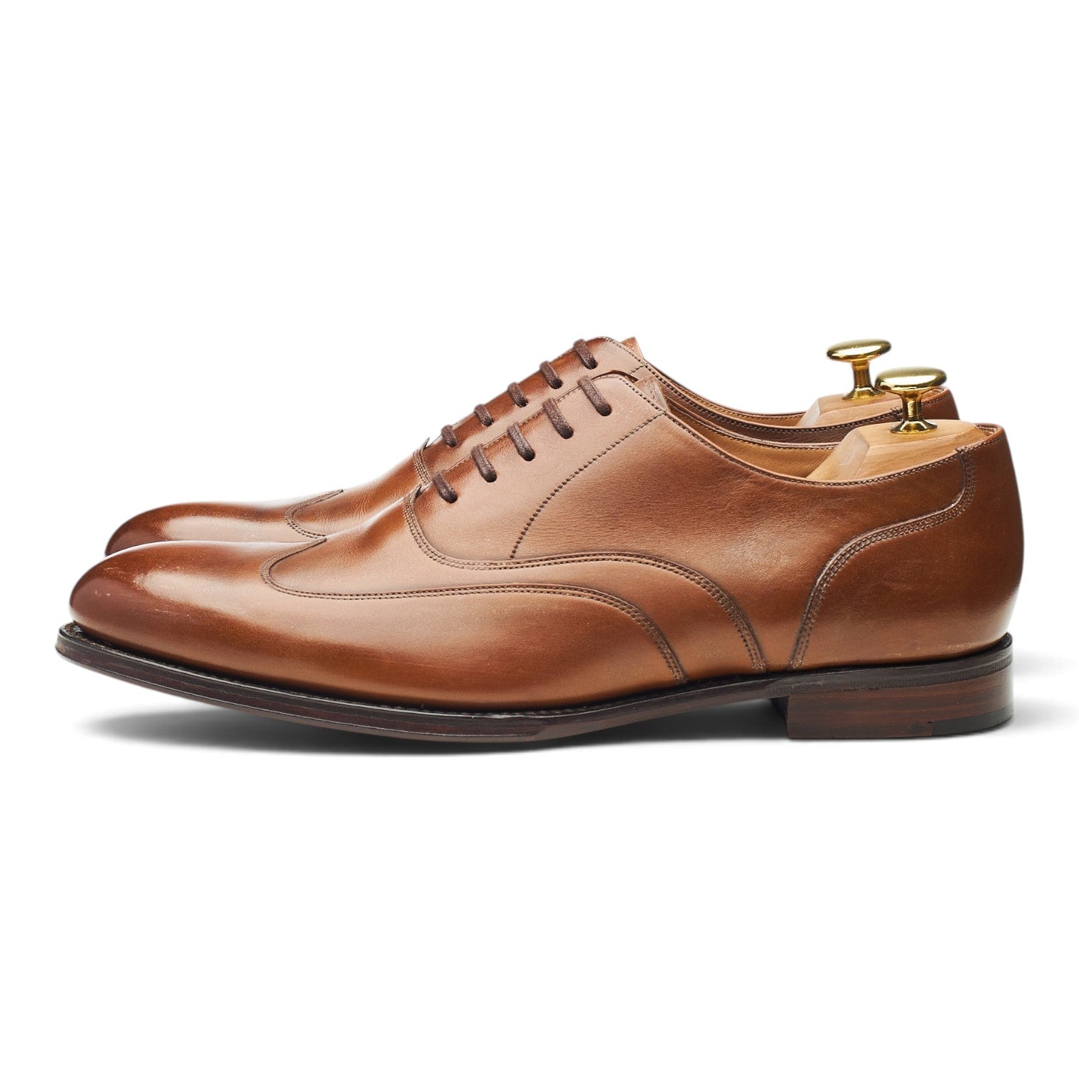 Loake 1880 Warminster oxford brogue cuir marron UK 8