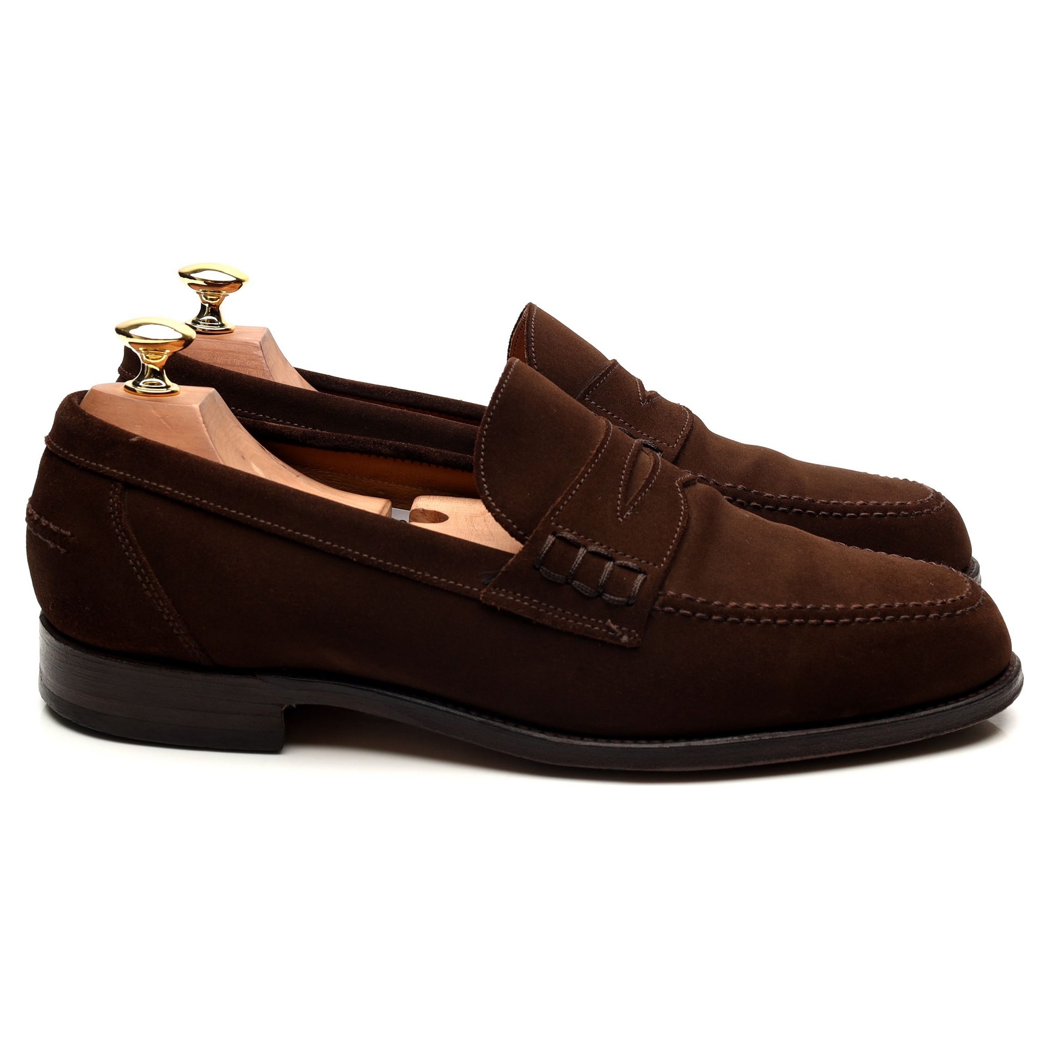 Alfred Sargent Exeter mocassins suède marron UK 9