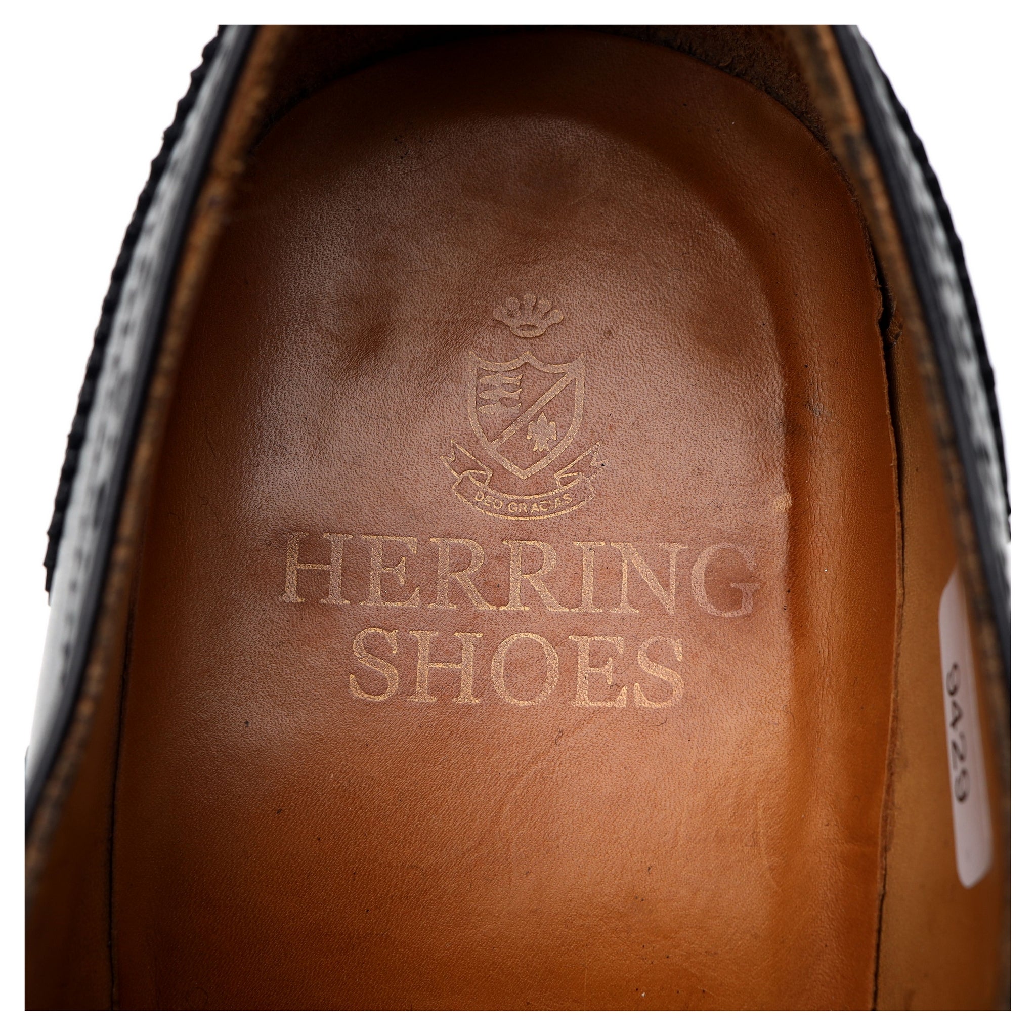Herring chaussures oxford brogues cuir noir UK 6
