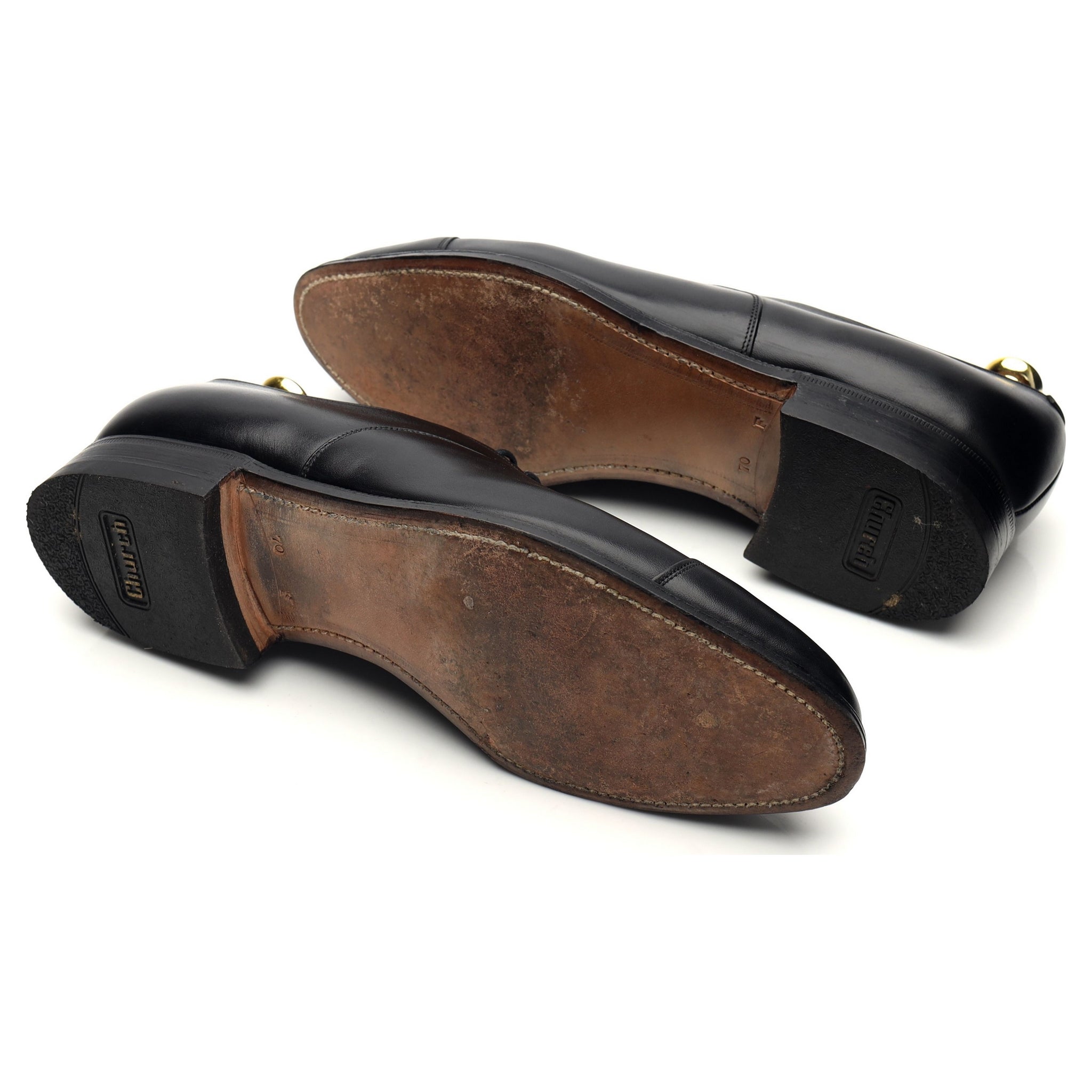 Richelieu Church's bout droit cuir noir pointure UK 7