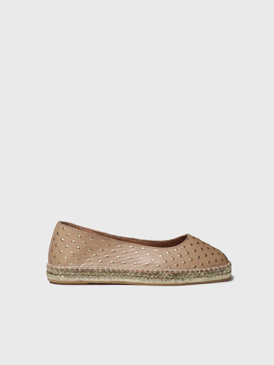 Toni Pons Sheila espadrilles ballerines cuir pois