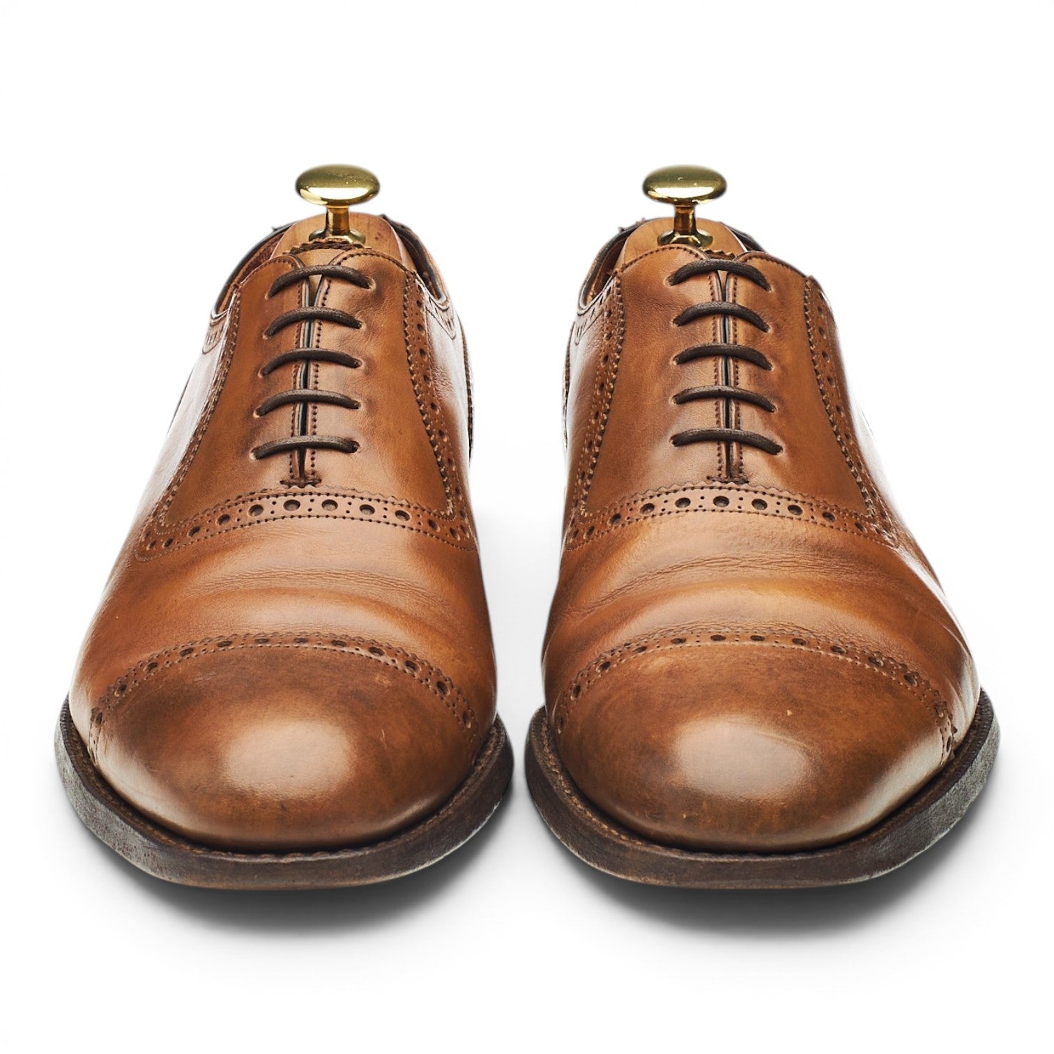 Cheaney Chamberlain oxford brogue cuir marron UK 8