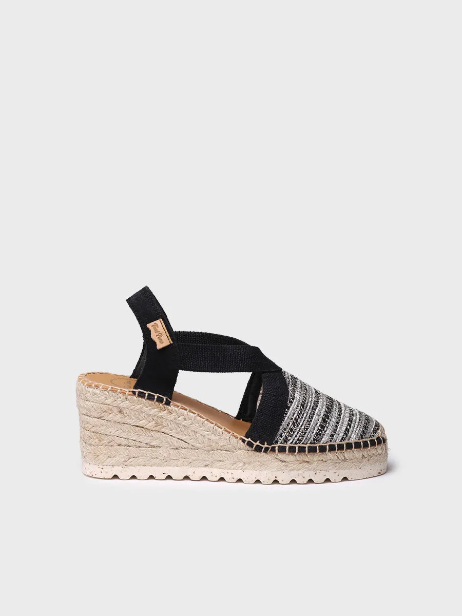 Toni Pons Terra-CL espadrilles tissu multicolore noir
