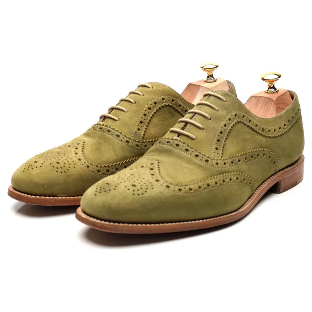 Loake Tye richelieu nubuck vert UK 11