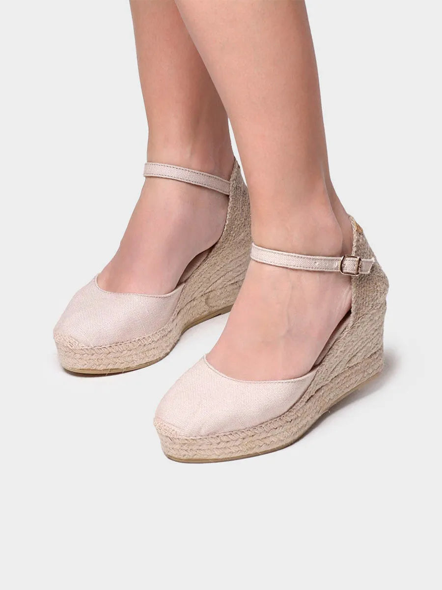 Toni Pons Laia-NT espadrille femme compensée lin